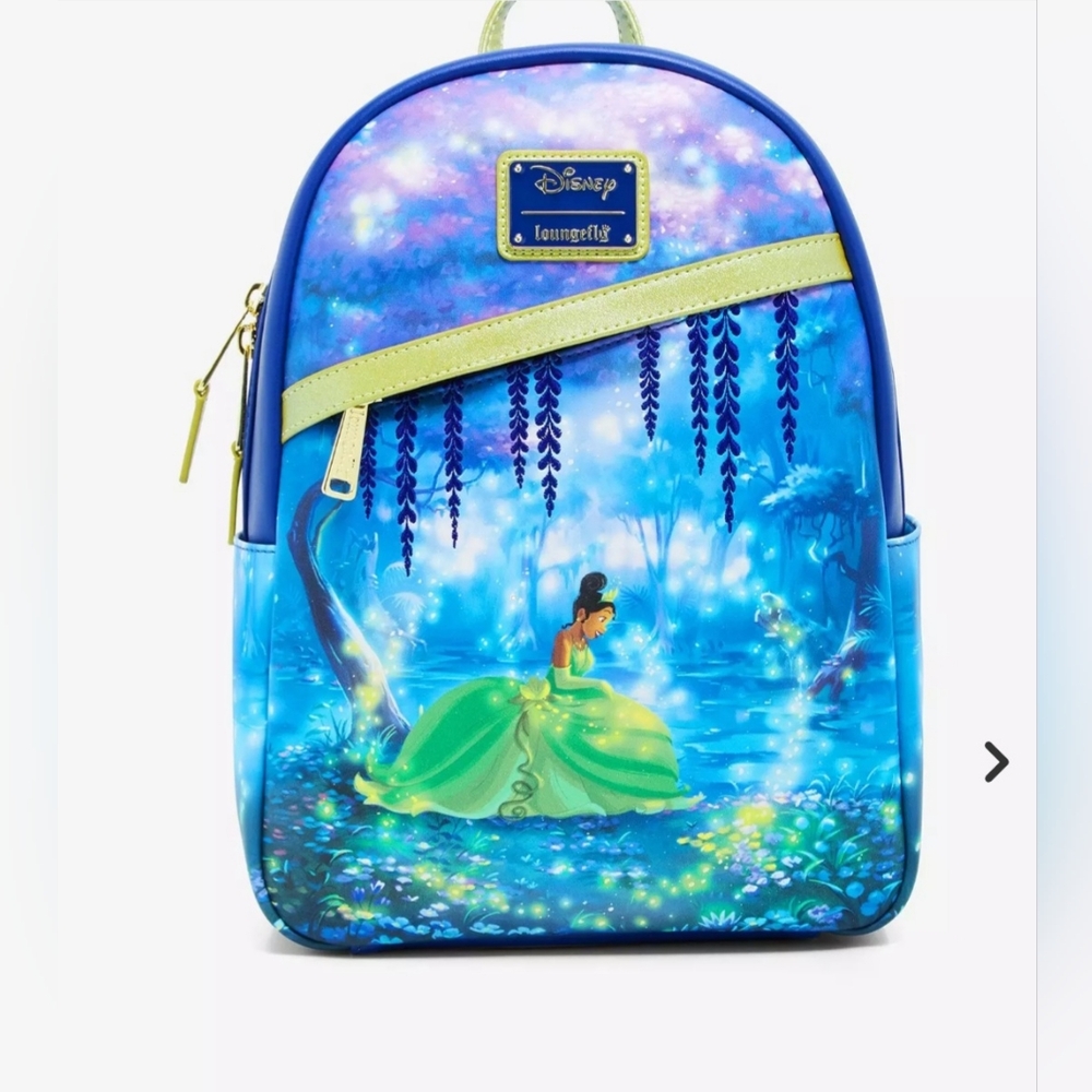 Loungefly The Princess and the Frog Bayou Light-Up GITD Backpack & Wallet